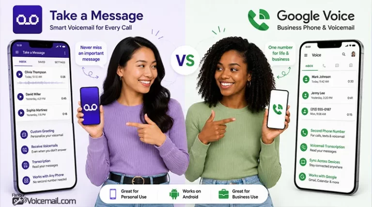 Take a Message vs Google Voice: Which Voicemail System Wins?