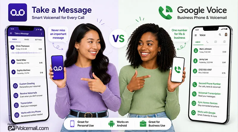 Take a Message vs Google Voice: Which Voicemail System Wins?