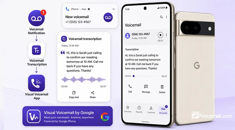 enable voicemail transcription on my Google Pixel.