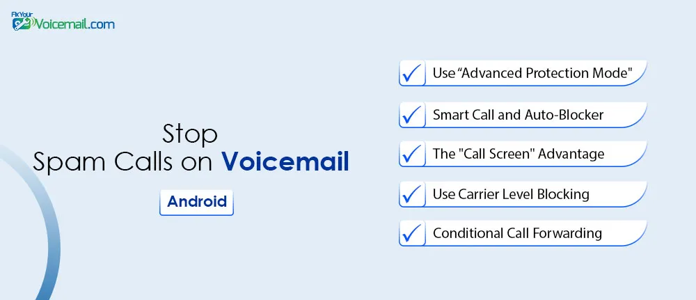 Methods To Stop Spam Calls From Leaving Voicemail on Android