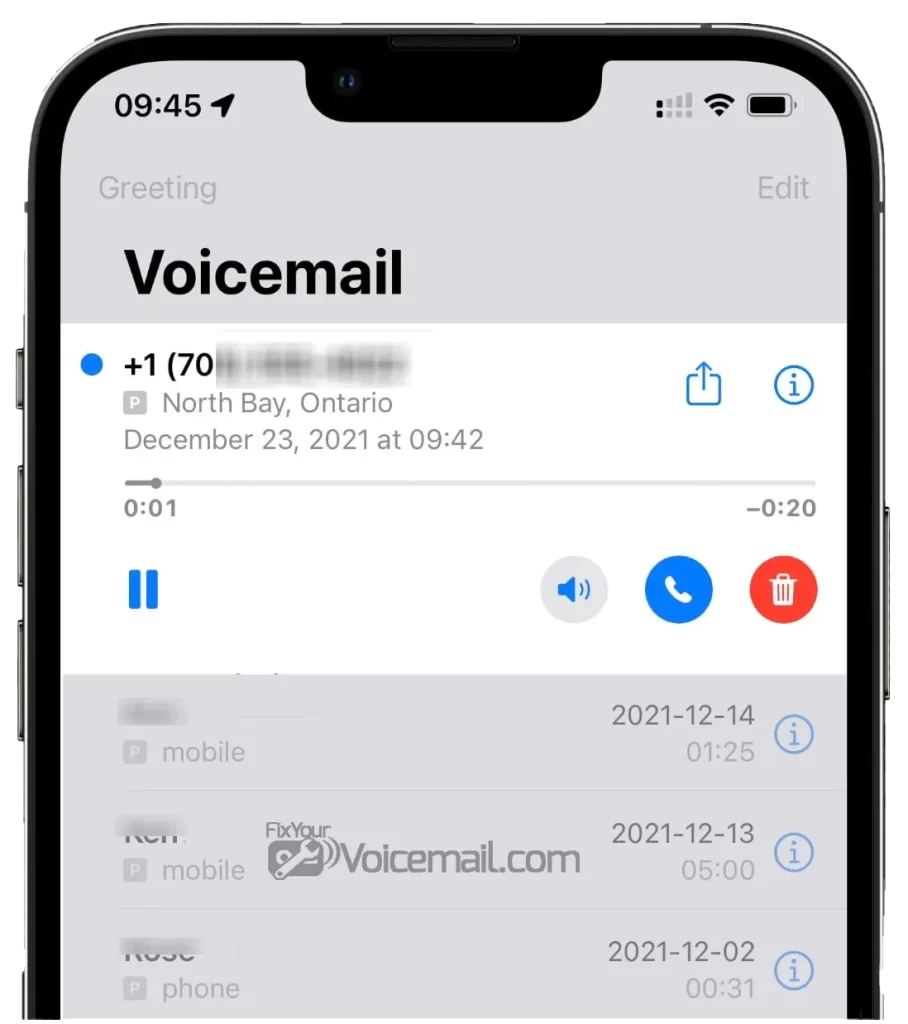 Save and Export iPhone Voicemails