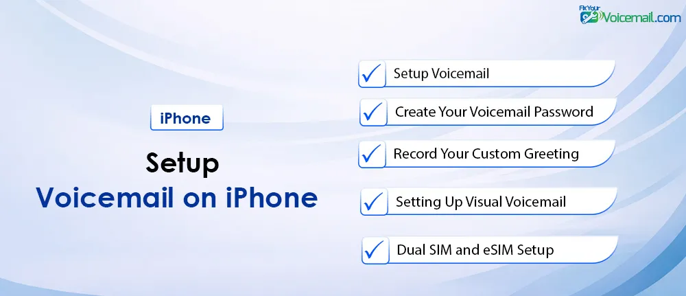 Set Up Voicemail on iPhone in six easy steps.