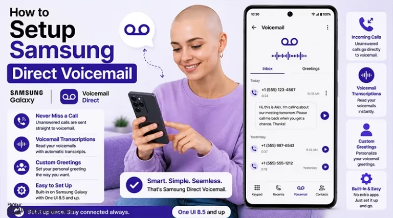 How To Setup Samsung Direct Voicemail.