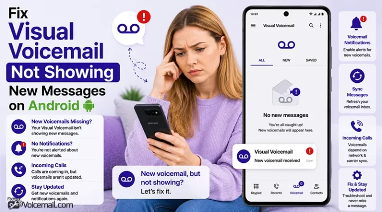 Visual Voicemail Not Showing New Messages on Android
