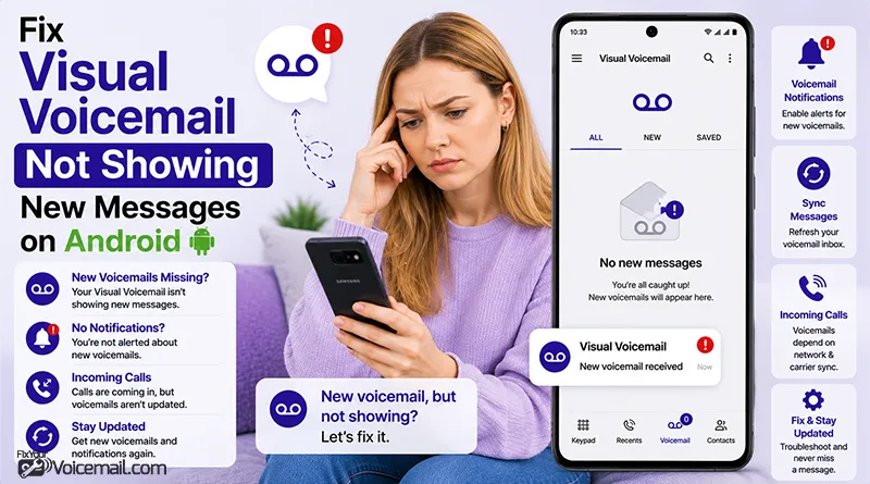 Visual Voicemail Not Showing New Messages on Android