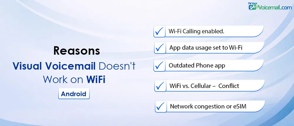Why Visual Voicemail Doesn't Work on WiFi