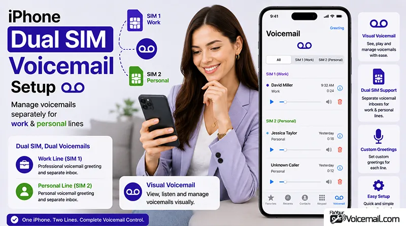iPhone Dual SIM Voicemail Setup