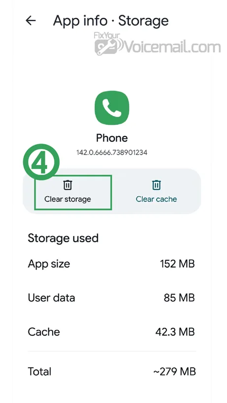 Tap Clear storage or Clear data