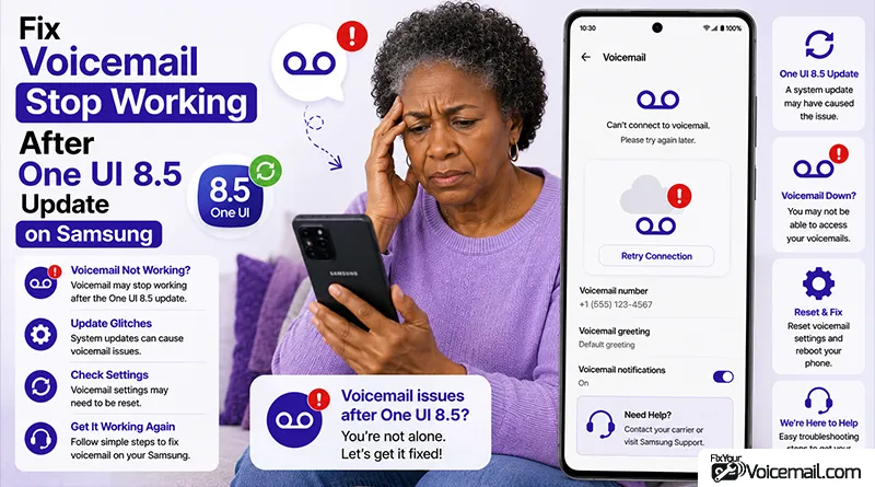 Voicemail Stopped Working After Samsung One UI Update? Easy Fix