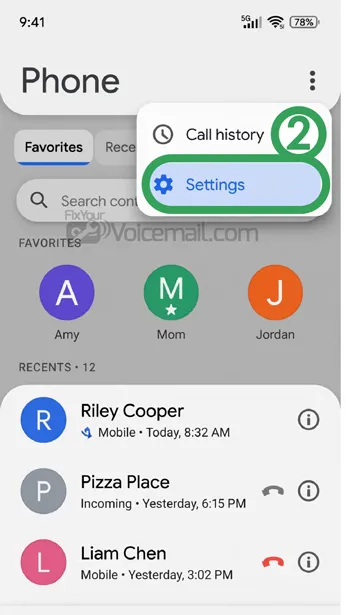 Check Call forwarding Settings on Android