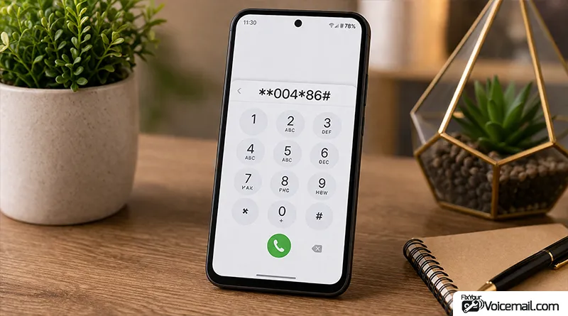 use MMI Codes to Disable Voicemail on android
