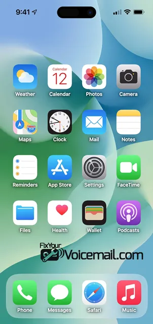 Open the Phone app on your iPhone