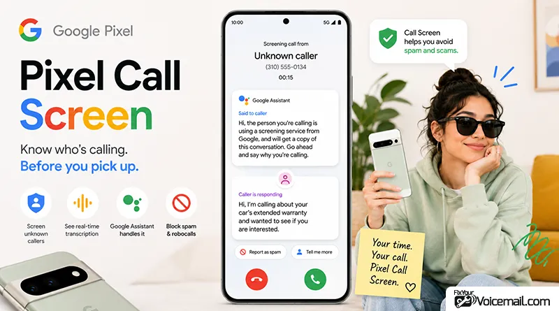difference between Call Screen and Take a Message